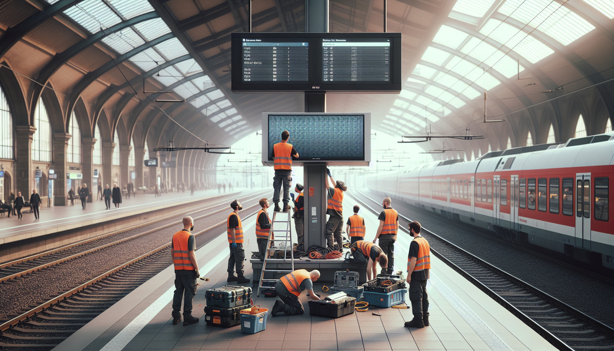 Deutsche Bahn erneuert Anzeigen am Bonner Hauptbahnhof